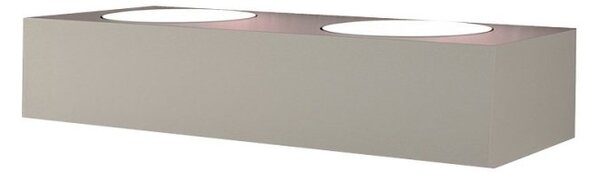Applique moderno top light area 1127 a2 gx53 led monoemissione lampada parete - Top Light