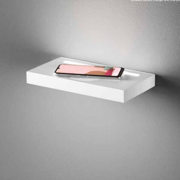 Applique moderno perenz illumina floor 8188 lc led biemissione usb wirelles - Perenz