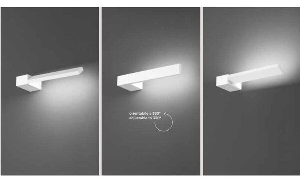 Applique moderno perenz illumina elle 8228 ct led orientabile lampada parete - Perenz