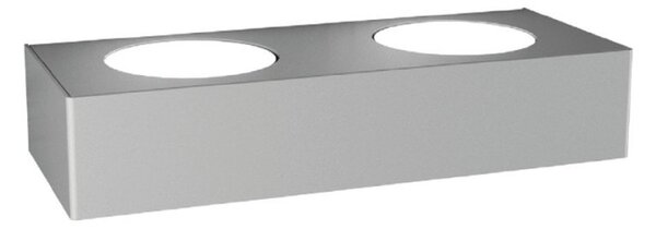 Applique moderno top light area 1127 a2 gx53 led monoemissione lampada parete - Top Light