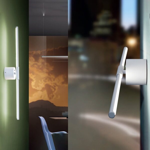 Applique led promoingross nood a89 led cct 1109lm lampada parete soffitto moderna orientabile - Promoingross