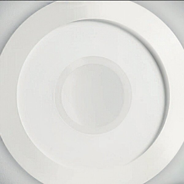 Plafoniera moderna promoingross loop t wh led cct lampada soffitto parete tonda - Promoingross
