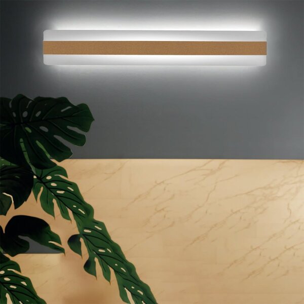 Applique promoingross doup a86 led cct 3870lm lampada parete classica biemissione - Promoingross