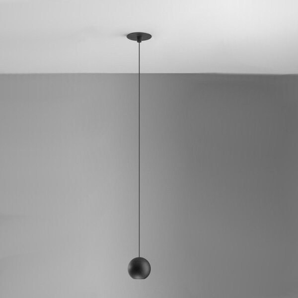 Lampada soffitto incasso gea luce guya si nero led alluminio sospensione - Gea Luce