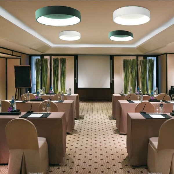 Plafoniera moderna promoingross aurora pl60 led cct 2282lm dimmerabile metacrilato lampada soffitto - Promoingross