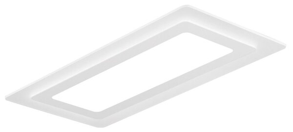 Plafoniera promoingross oblio r70 led cct 4010lm metallo metacrilato lampada soffitto parete moderna classica - Promoingross