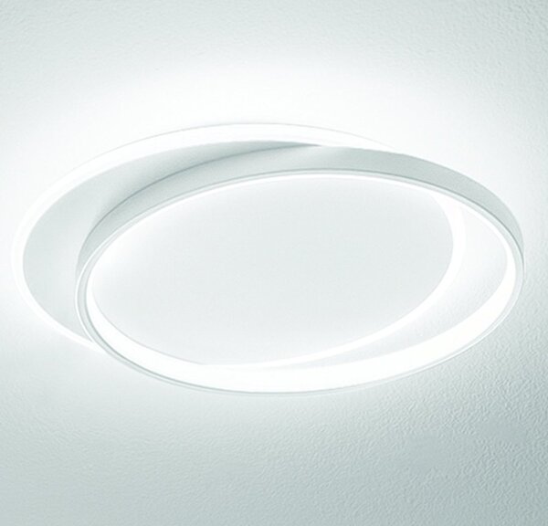 Plafoniera led gea luce christine ps alluminio metacrilato lampada soffitto moderna - Gea Luce