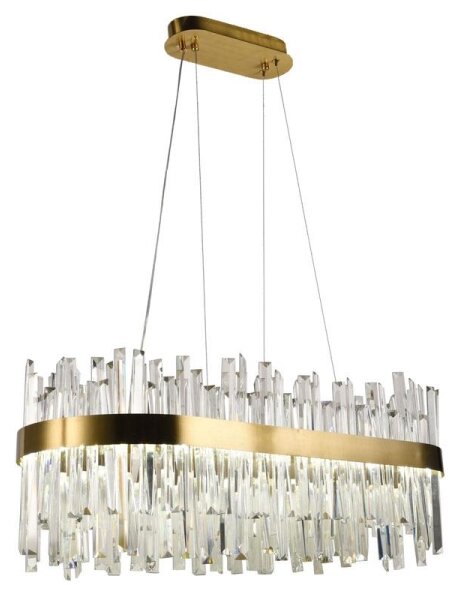 Lampadario di cristallo a LED dimmerabile su una stringa LED/90W/230V + telecomando