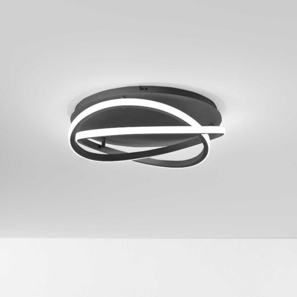 Plafoniera moderna gea luce atia pp n led alluminio silicone lampada soffitto - Gea Luce