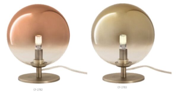 Abat-jour classica redo group roy 01-2783 2782 g9 led metallo vetro pyrex - Redo Group