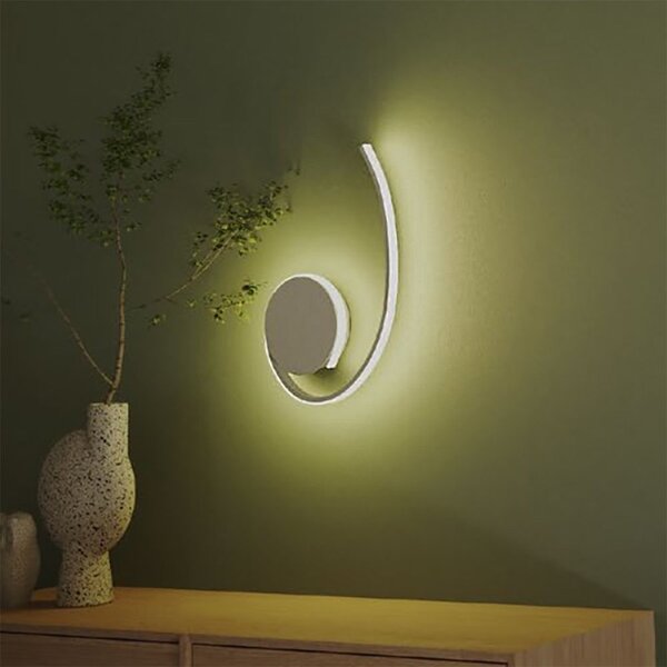Applique moderno redo group nexus 16w led lampada parete illuminazione indiretta - Redo Group