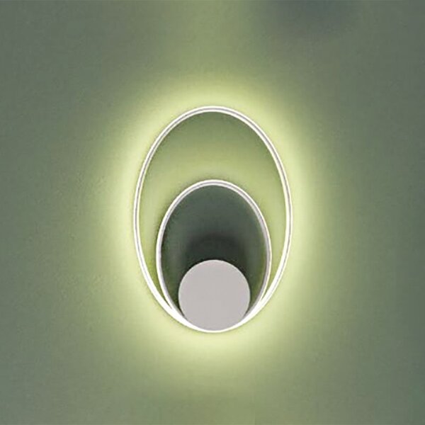 Applique moderno redo group nexus 45w led lampada parete illuminazione indiretta - Redo Group