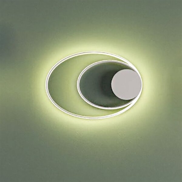 Applique moderno redo group nexus 45w led lampada parete illuminazione indiretta - Redo Group