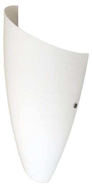 Applique moderno due p 2275 ap e27 led lampada parete vetro soffiato bianco - Due P Illuminazione