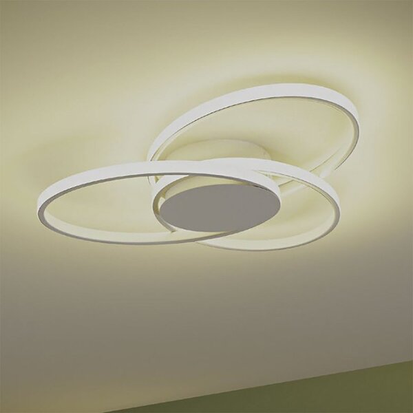 Applique plafoniera moderno redo group nexus 55w led lampada parete soffitto illuminazione indiretta - Redo Group