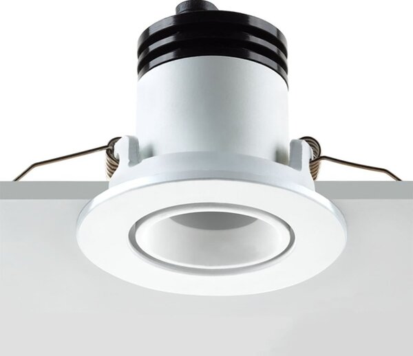 Spot incasso pan international focus adj round fo-nab w white led 38 220lm faretto tondo orientabile cartongesso moderno - Pan International