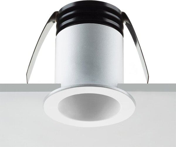 Spot incasso pan international focus medium fo-naa w white led 38 150lm faretto tondo cartongesso moderno - Pan International