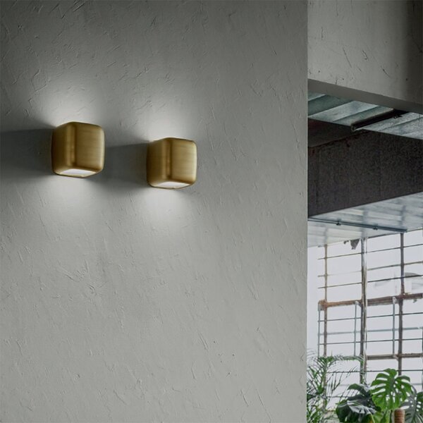 Applique classico gea luce babol a mbabao gx53 led biemissione alluminio - Gea Luce
