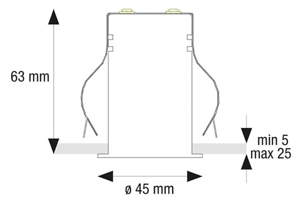 Spot incasso pan international focus big fo-aaa v sabbia led 38 400lm faretto tondo cartongesso classico - Pan International