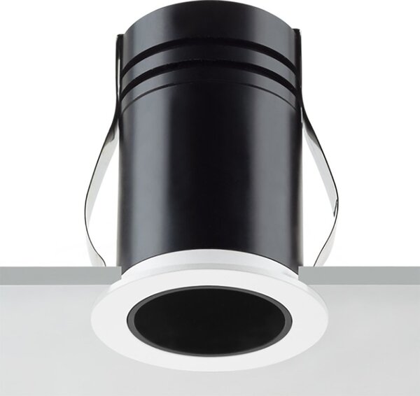 Spot incasso pan international focus big fo-aaa w bianco led 38 400lm faretto tondo cartongesso moderno - Pan International