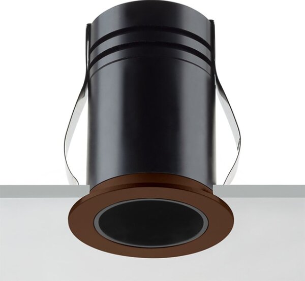 Spot incasso pan international focus big fo-aaa o tabacco led 38 400lm faretto tondo cartongesso classico - Pan International