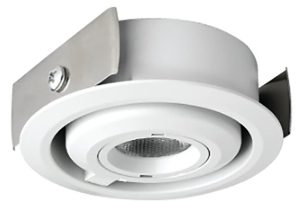 Spot incasso orientabile pan international pill bianco rtl48103 rtl48106 290lm ip40 faretto controsoffitto - Pan International