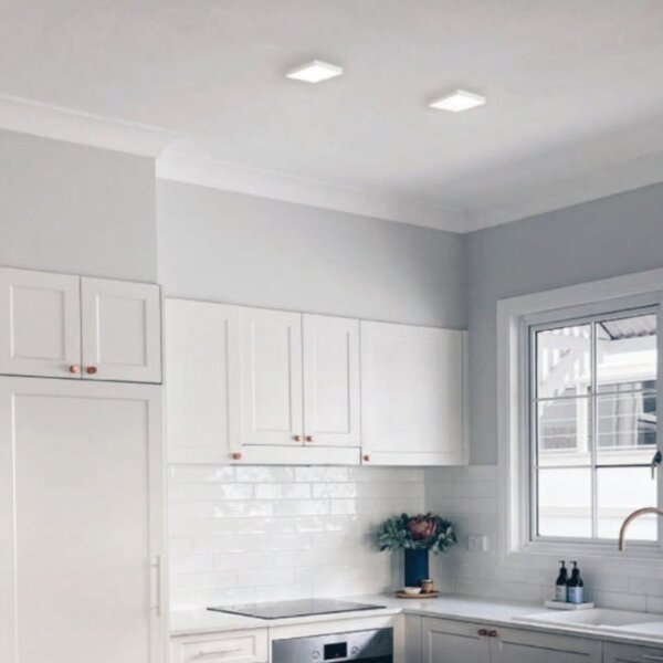 Plafoniera moderna neo luce belfiore 10014 30193 led materiale plastico lampada soffitto - Belfiore - 9010