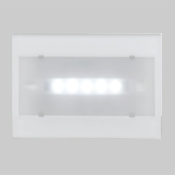 Applique incasso pan international fast emergency inc59600em led scatola 503 40lm 3000k ip20 - Pan International