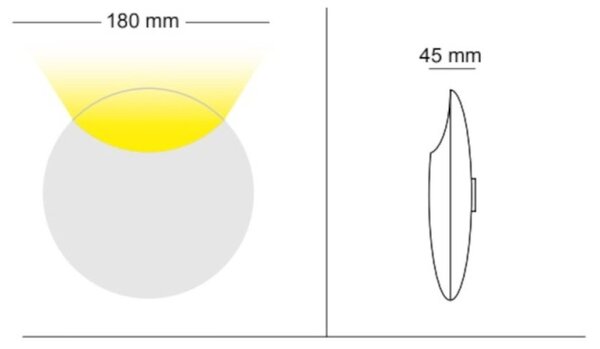 Applique classico cattaneo illuminazione lunatica 792 20a mono-emissione metallo - Cattaneo Illuminazione
