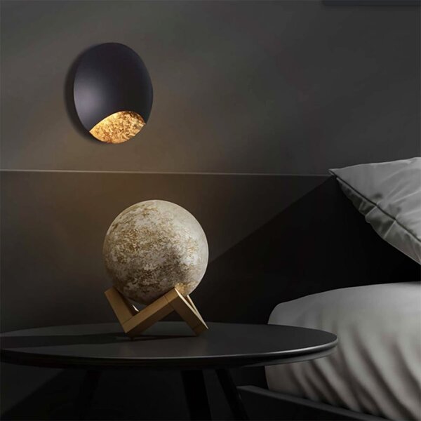 Applique moderno cattaneo illuminazione lunatica 794 20a led monoemissione metallo lampada parete - Cattaneo Illuminazione