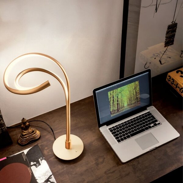 Abat-jour led redo group tempest 01-3604 1260lm 3000k lampada tavolo classica touch dimmerabile - Redo Group