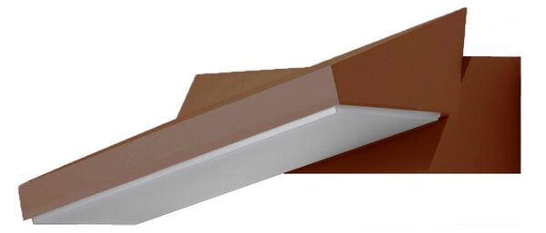 Applique led esterno promoingross bob a17 ru ip65 3000k 1400lm lampada parete orientabile alluminio classico ruggine - Promoingross