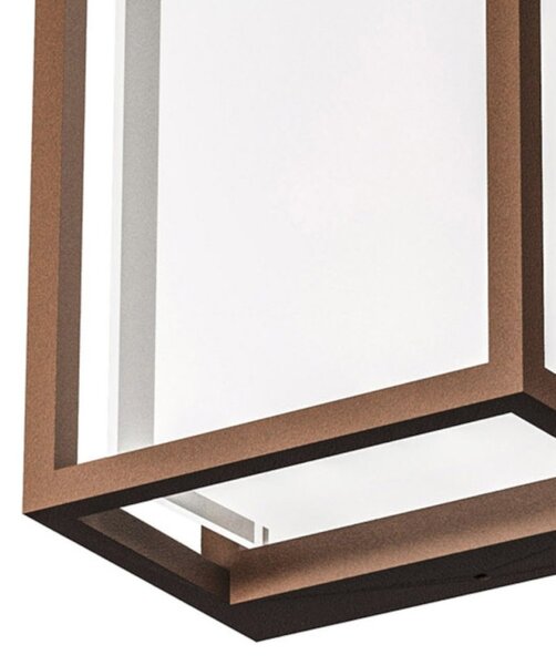 Applique esterno gea led ges2102 led ip65 classico alluminio - Gea Led