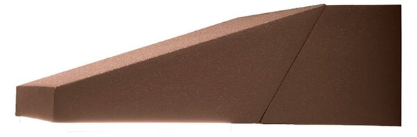 Applique led esterno promoingross bob a17 ru ip65 3000k 1400lm lampada parete orientabile alluminio classico ruggine - Promoingross