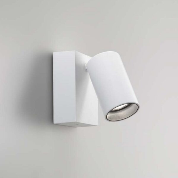 Applique esterno gea led ges2070 led ip65 bianco alluminio spot orientabile moderno - Gea Led