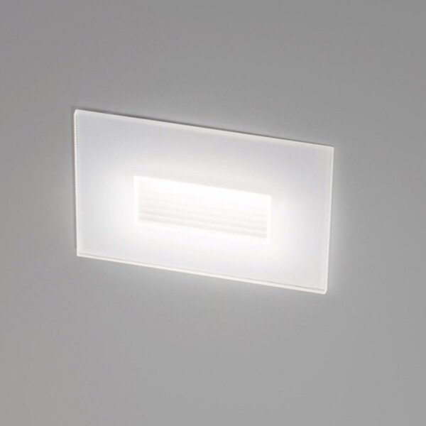 Segnapasso incasso gea led ges2050 led ip66 38 gradi alluminio vetro 503 - Gea Led