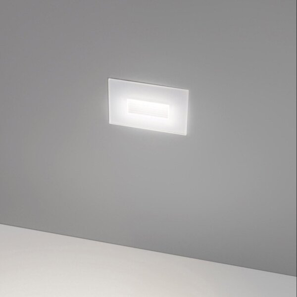 Segnapasso incasso gea led ges2050 led ip66 38 gradi alluminio vetro 503 - Gea Led