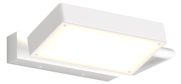 Applique orientabile top light kubi 1212 2 bi led switch 2160lm illuminazione biemissione modulo integrato - Top Light