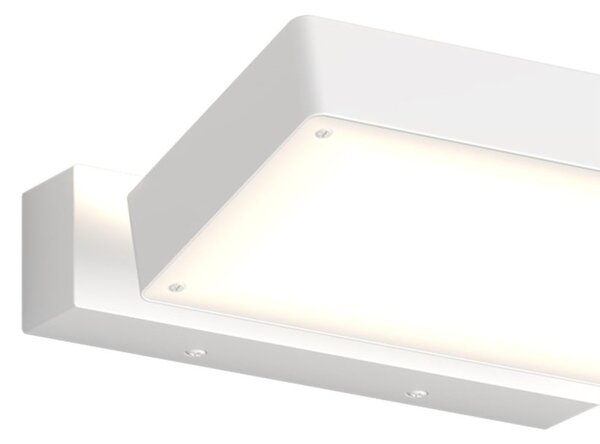 Applique orientabile top light kubi 1212 2 bi led switch 2160lm illuminazione biemissione modulo integrato - Top Light