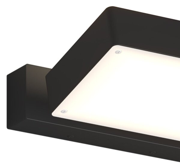 Applique orientabile top light kubi 1212 2 ne led switch 2160lm illuminazione biemissione modulo integrato - Top Light