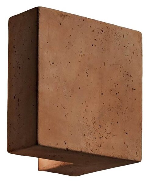 Applique toscot edge p230gx gx53 led 7w ip55 terracotta illuminazione rustica esterno - Toscot