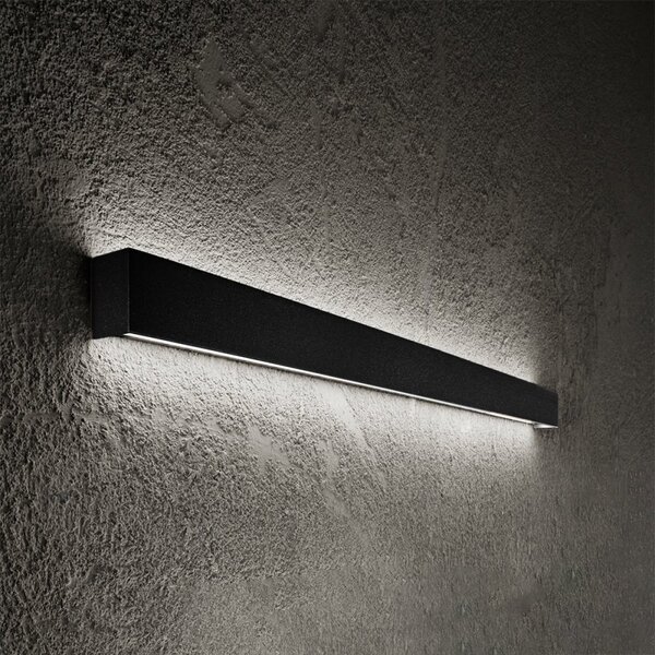 Applique led perenz rummo 8280 lc 2400lm 3000k modulo led integrato biemissione metallo alluminio - Perenz
