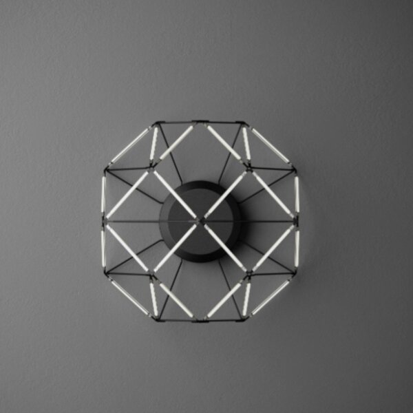 Applique moderno urban euclide 1821 10 3000 led metallo - Sforzin Illuminazione