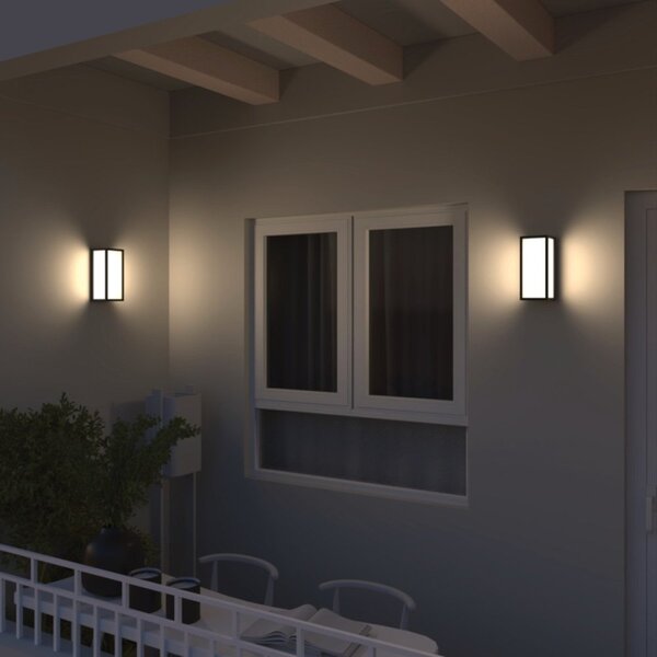 Applique moderno lampadari bartalini kcolb ant e27 led ip65 alluminio - Lampadari Bartalini Gesso