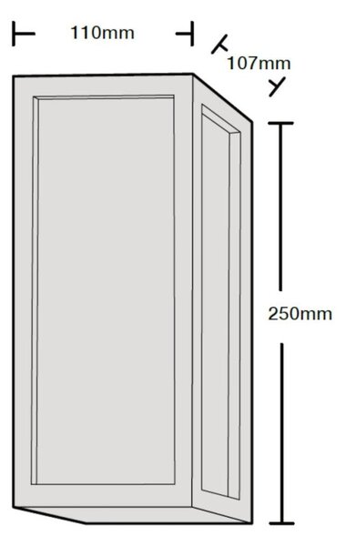 Applique moderno lampadari bartalini kcolb bia e27 led ip65 alluminio - Lampadari Bartalini Gesso