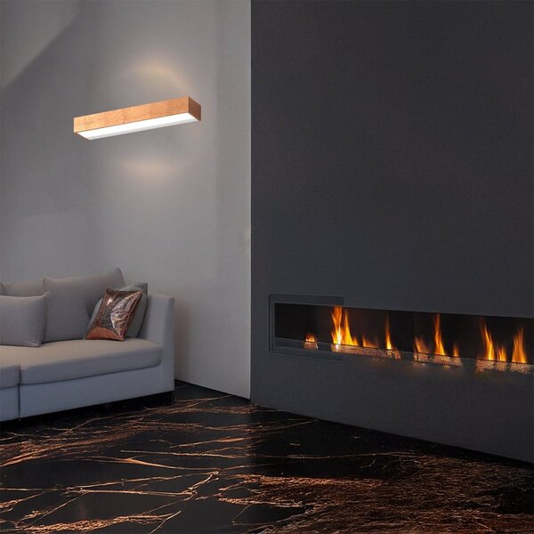 Applique classica top light bios 1213 55 led switch 2640lm alluminio illuminazione modulo integrato - Top Light