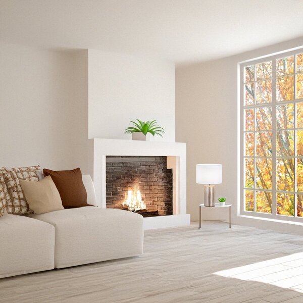 Abat-jour classica perenz tribale 8288 e27 led paralume tessuto bianco ceramica colorata - Perenz