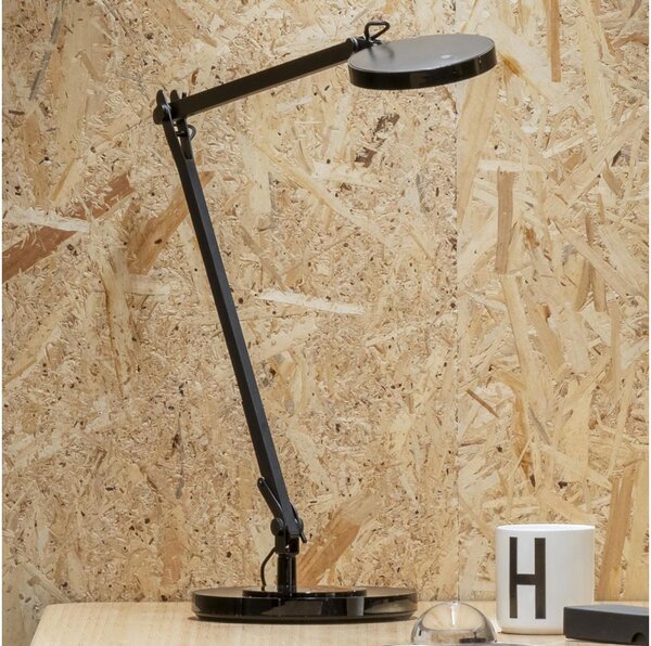 Ideal Lux - Lampada da tavolo LED dimmerabile con funzione Touch FUTURA LED/12,5W/230V nero