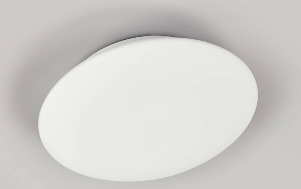 ORION Plafoniera soffitto Alba, dimmerabile, Bianco / Opale, Soggiorno / Sala da pranzo, Vetro, Moderno, Plafoniera
