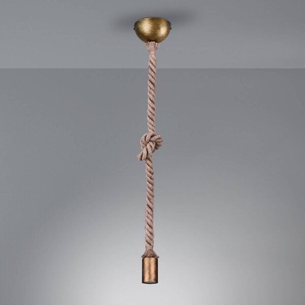 Trio Lighting Lampada a sospensione Rope decorativa a 1 luce